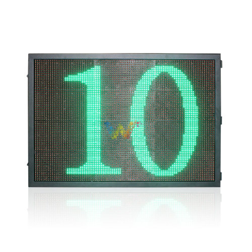 P10 red green countdown timer led display