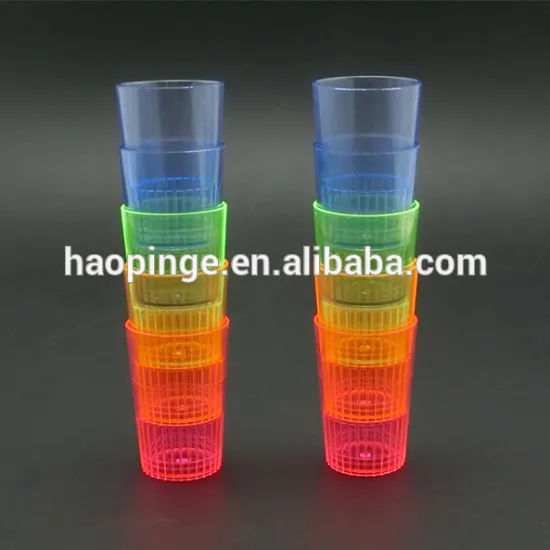 Clear plastic water cup machine beverage cup