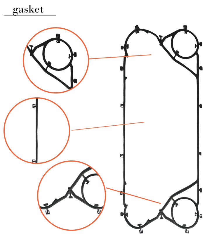 gasket material for heat exchanger