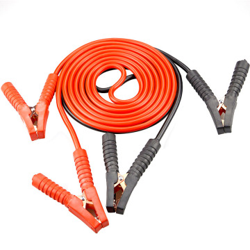 4m Heavy Duty Emergency Jumper Cables with Rubber Full Wrap Clamps