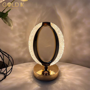 Modern Style Acrylic Crystal Luxury Rechargeable Table Lamp