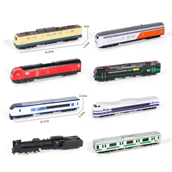 New Arrival: High-Speed Rail Retro Metal Train Toy Models - Perfect for Kids