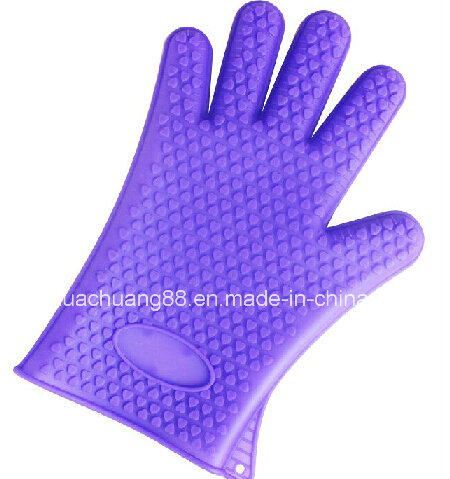 2015 Hot Sell Silicone Oven Glove, Silicone BBQ Gloves, Food Grade Silicone Cooking Gloves