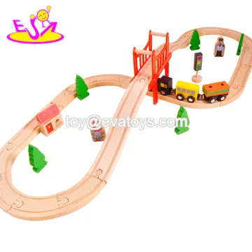 new design kids toy wooden train W04C049