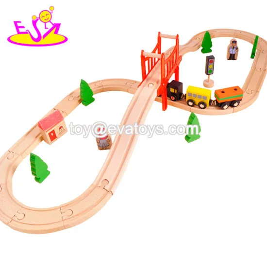 new design kids toy wooden train W04C049