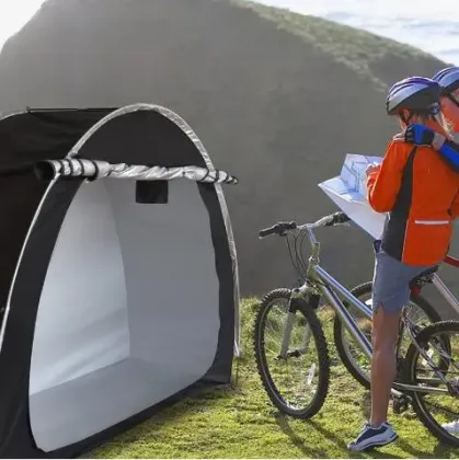 Outdoor Mountaineering and Camping Equipment, Portable Camping Bicycles, Riding Rainproof Tents