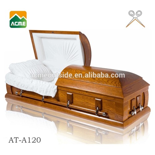 AT  -  A120貿易保証サプライヤーリーズナブルな価格の固体クルミの棺