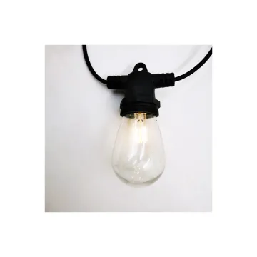 Multi-Size Festive Outdoor Commercial LED String Lights 48ft 24ft S14 E26 Corn Lamp Beads