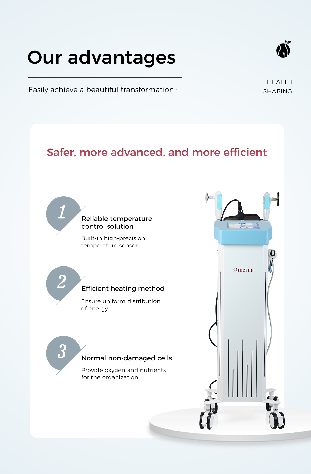 RF body contouring machine for spa
