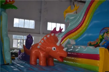 Inflatable Bounce House Jumping Castle Slide for Ages 5-14 Years Outdoor Play