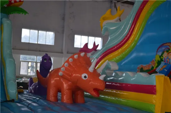 Inflatable Bounce House Jumping Castle Slide for Ages 5-14 Years Outdoor Play