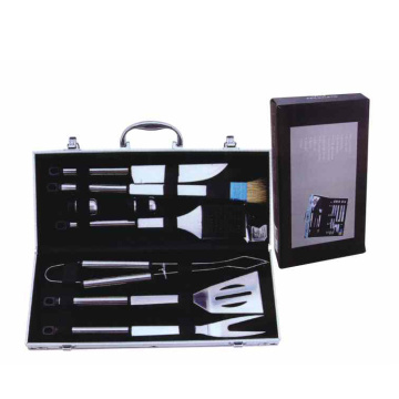 8pcs stainless steel BBQ tool set