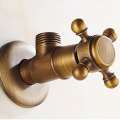 All copper antique water heater triangle spool retro mixing valve stop valve