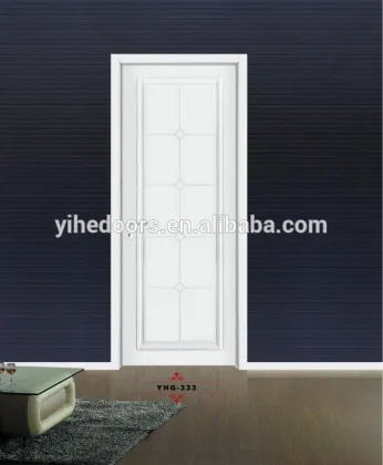 mdf flush solid wood door/ white solid wood bedroom doors