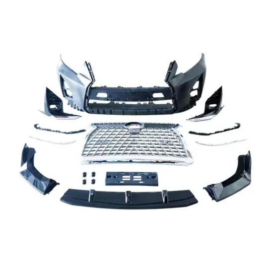 Prado 2010-2021 to GX460 Style Car Body Kit - Front Bumper Assembly with Grille