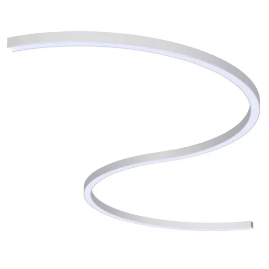 OEM Curved LED Hanging Linear Light for Supermarket and Gym