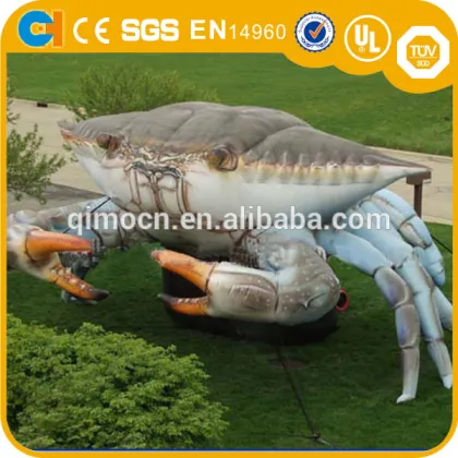 Large inflatable animal replica inflatable crab,inflatable sea animal