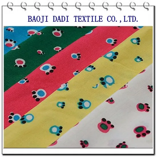 T/C 65/35 Monochrome printing shirt fabric