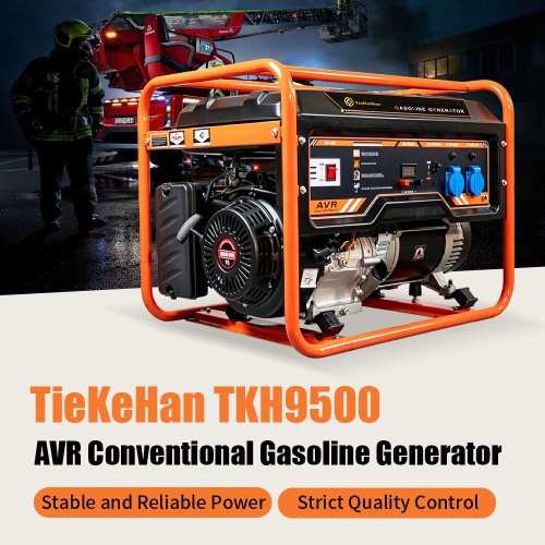 Generador de gasolina monofásico de 7,5 KW para el hogar al aire libre