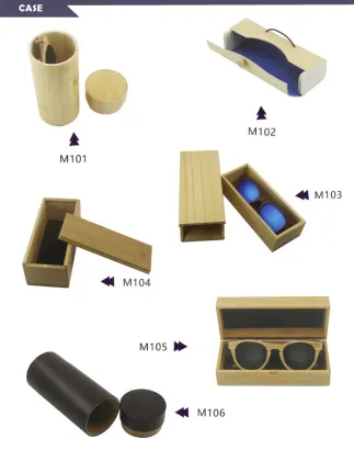 Classic Design REVO Mirror Bamboo Sunglasses