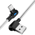 90 Degree LED Fast Micro Usb Data Cable
