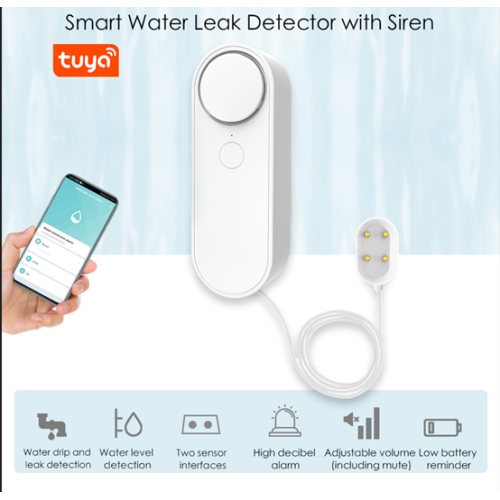 HFSecurity Tuya Smart Wireless WIFI Water Leak Detector