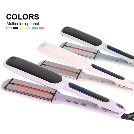 Custom Logo Professional Infrared Titanium Flat Iron