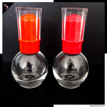 Empty glass nail polish bottle small glass bottles