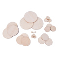 5-100pcs DIY Craft Unfinished Natural Wood Slices Circles Log Discs For Christmas DIY Craft Rustic Wedding Ornaments