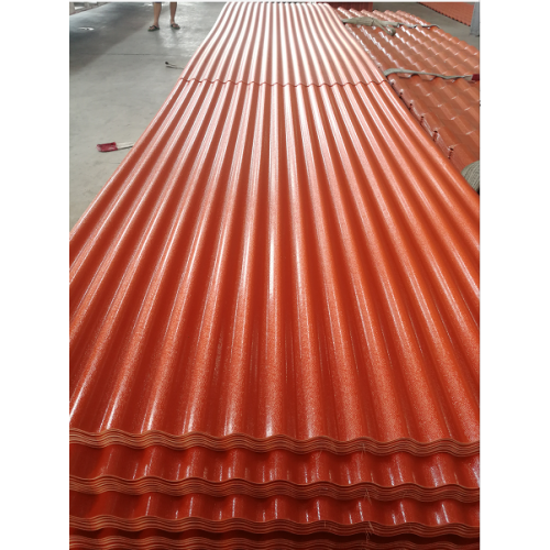 trapezoidal upvc resin roo tiles for farm house