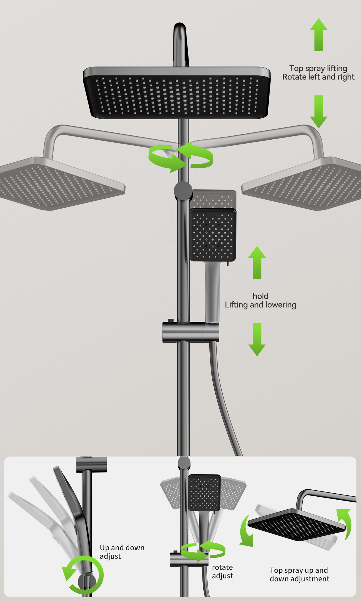 the usage 4054 digital shower panel