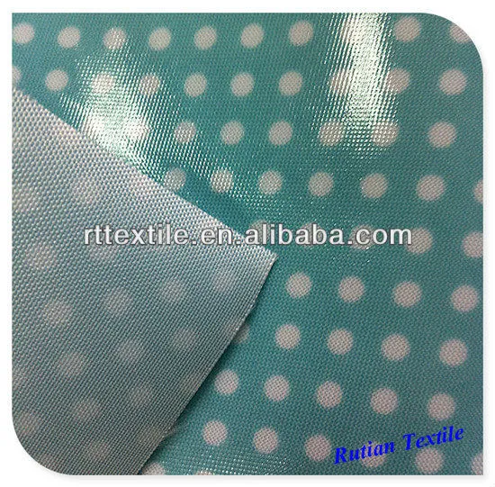 Oxford bag's fabric 600D TPE coated