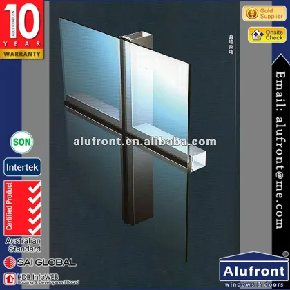 Invisible Aluminium Curtain Wall/Glass curtain wall