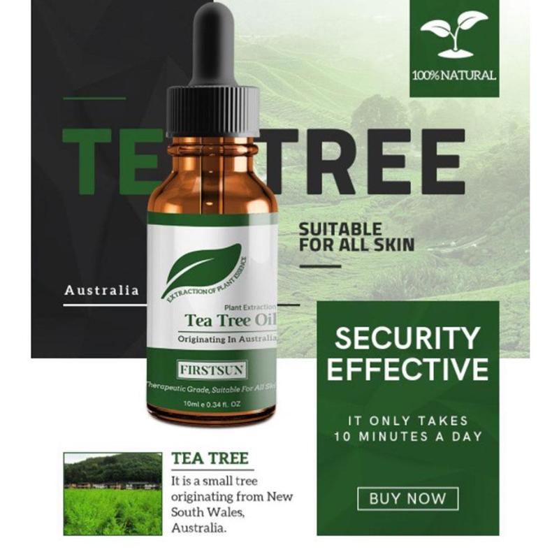 Tea Tree Essential Oil Natural Face Care Skin Acne Treatment Blackhead Body Oil Spots Massage Relax Remover Scar Y1K8