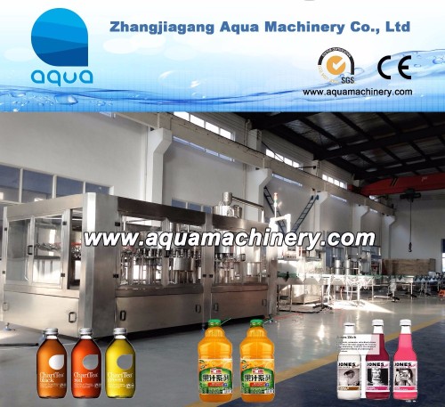 Top Quality Bottled Juice Filling Production Line For Hot Drinks Plant