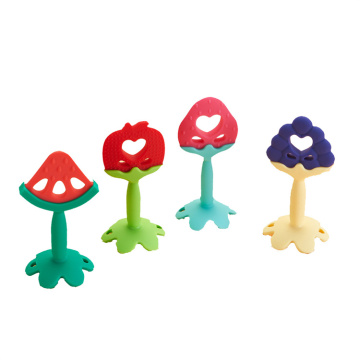 BPA-Free Silicone Fruit Shape Baby Teether