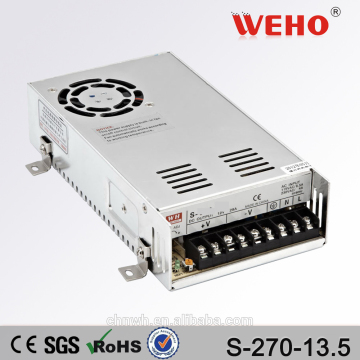 China Gold Supplier 270w 13.5v dc switching mode power supply electronic led driver 13.5volt smps