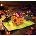 Wyskakująca karta Halloween z dynią