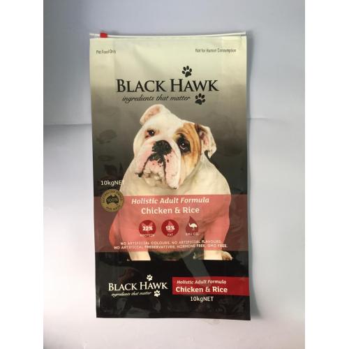 Stand Up Plastic Pet Food Bag Custom