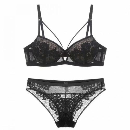 Bikini soutien-gorge push-up en dentelle transparente