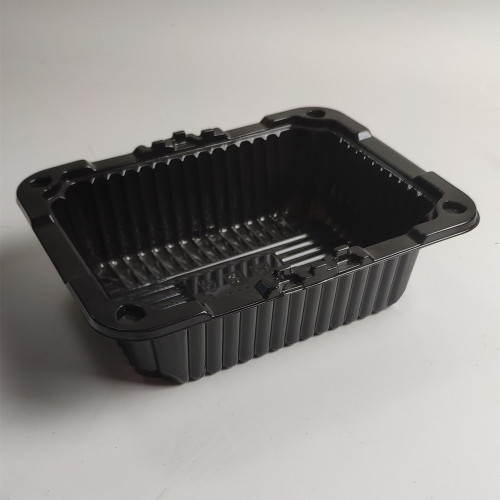 top leader black pet food tray disposable