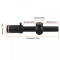 1-8x24 Rifle scope with Throw Leverl