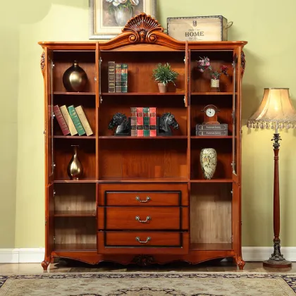 Wooden bookcase furniture solid wood bookcase for sale
