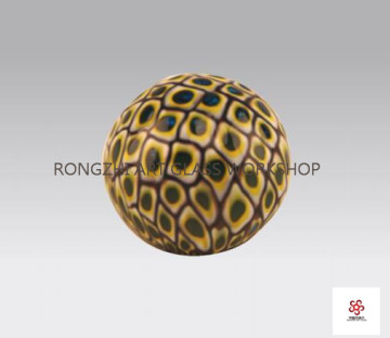 Vintage Spherical Glass Paperweight