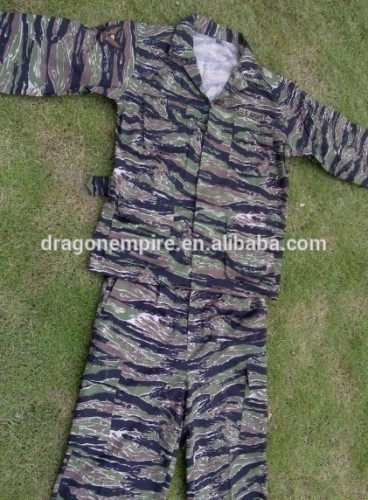 Military protected digital jungle uniform