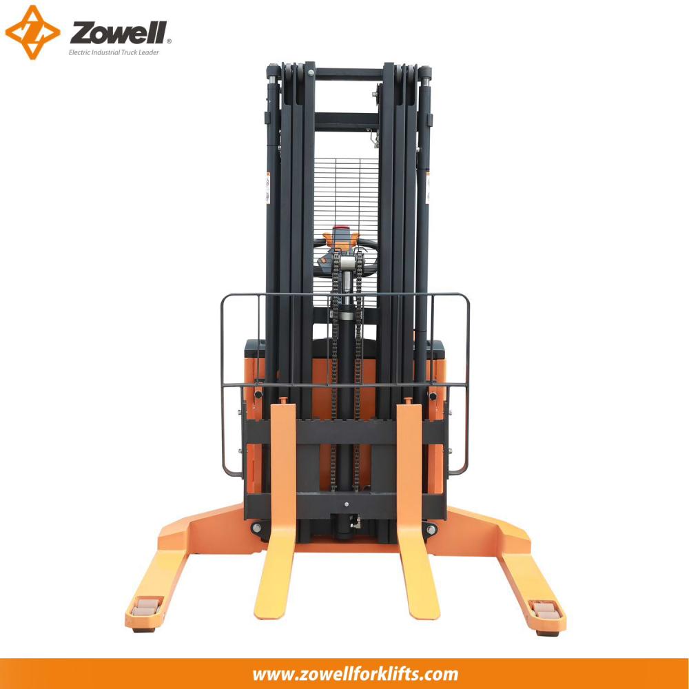 المعبئ الكهربائي Straddle Stacker 1.5Ton نوع المشاة