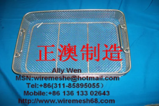 Metal wire mesh fruit basket