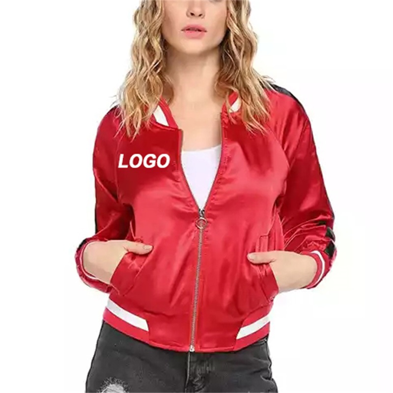 Chaqueta de bombardero rojo a la venta en línea