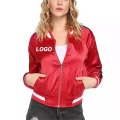 Veste de bombardier rouge à vendre en ligne