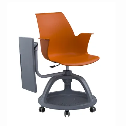 High-Quality Student Plastic Chair with Tablet Writing Table for Schools